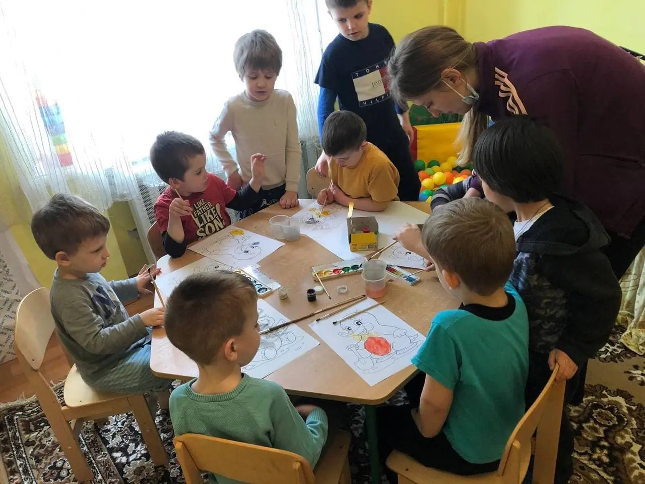 Children at the Prometheus learning centre